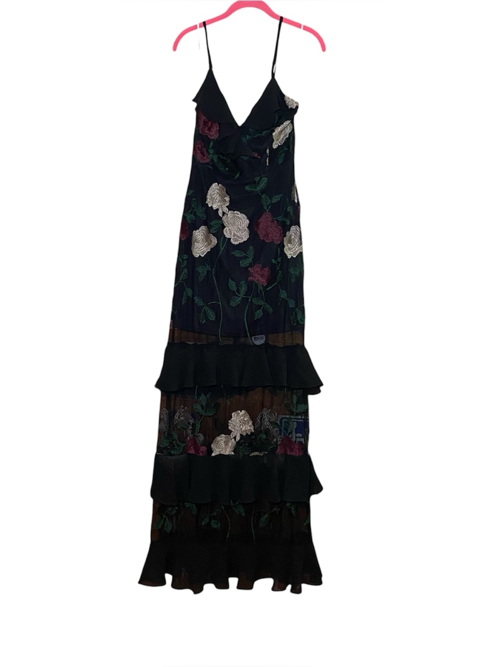 Lulus True to Heart Black Floral Embroidered Maxi Dress - Picture 4 of 7
